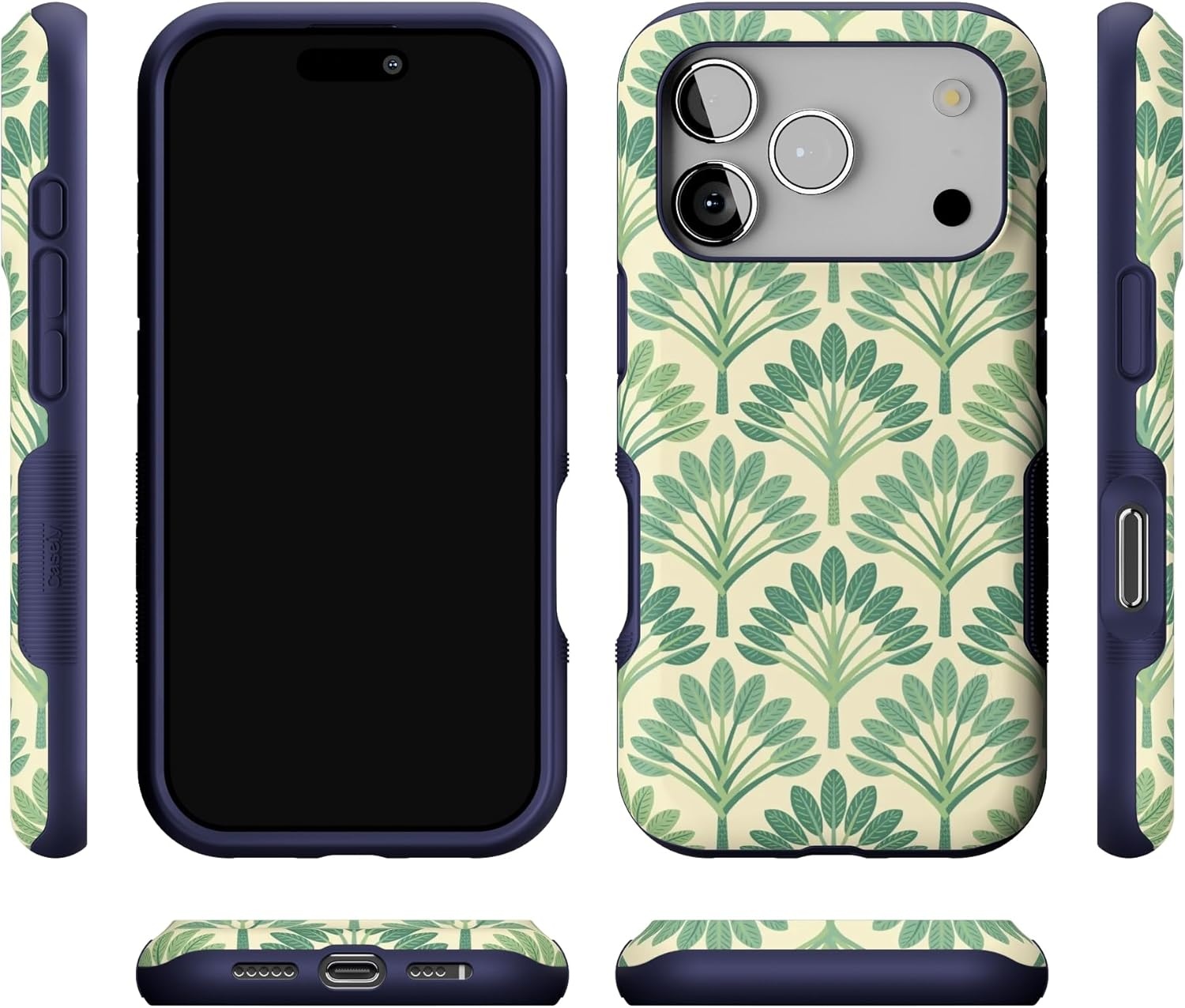 image:imageCasely iPhone 17 Pro Case Into the Wild Black Leopard Bold Protective Design MagSafe Compatible DesignPalm Royale Palm Beach
