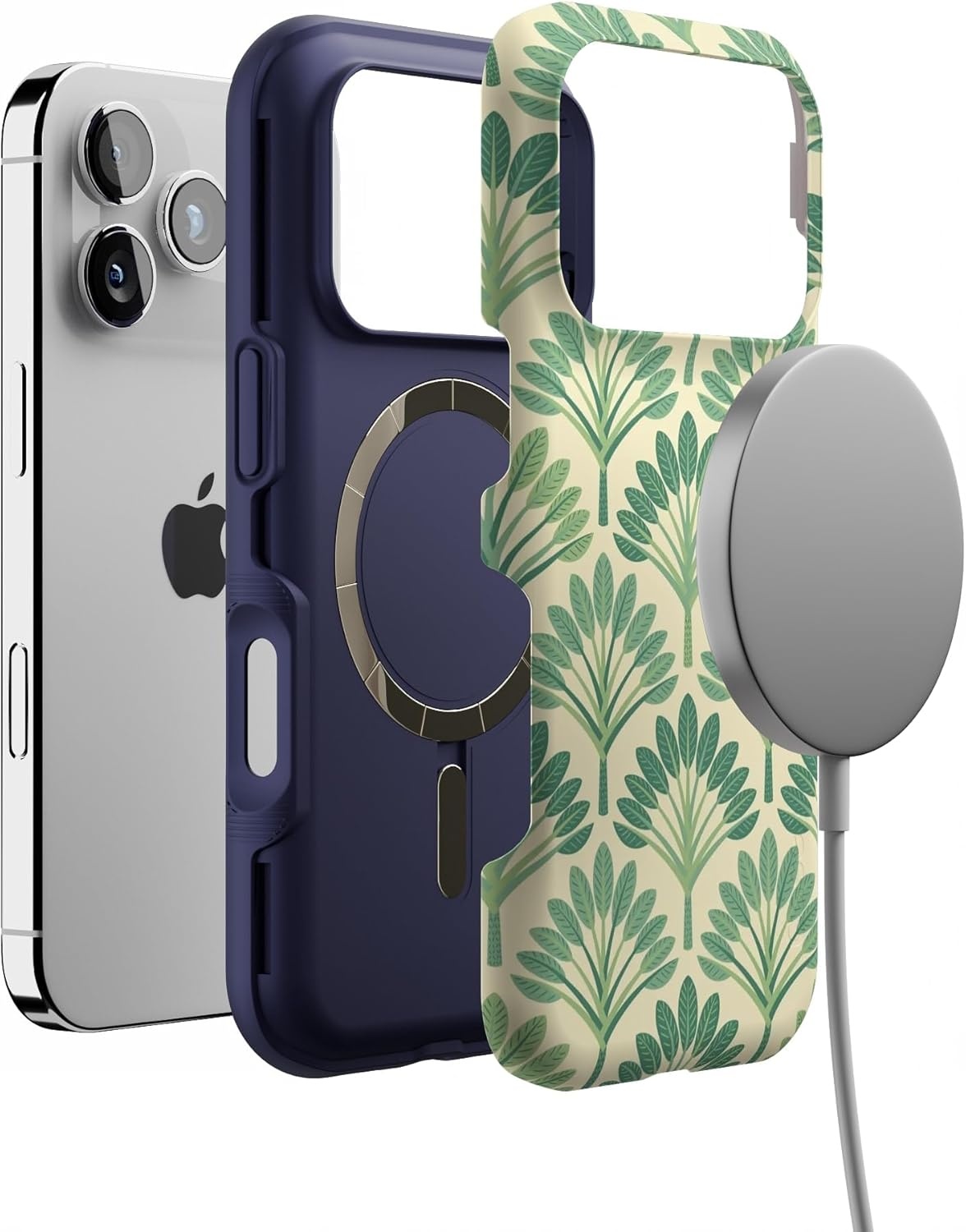 image:imageCasely iPhone 17 Pro Case Into the Wild Black Leopard Bold Protective Design MagSafe Compatible DesignPalm Royale Palm Beach