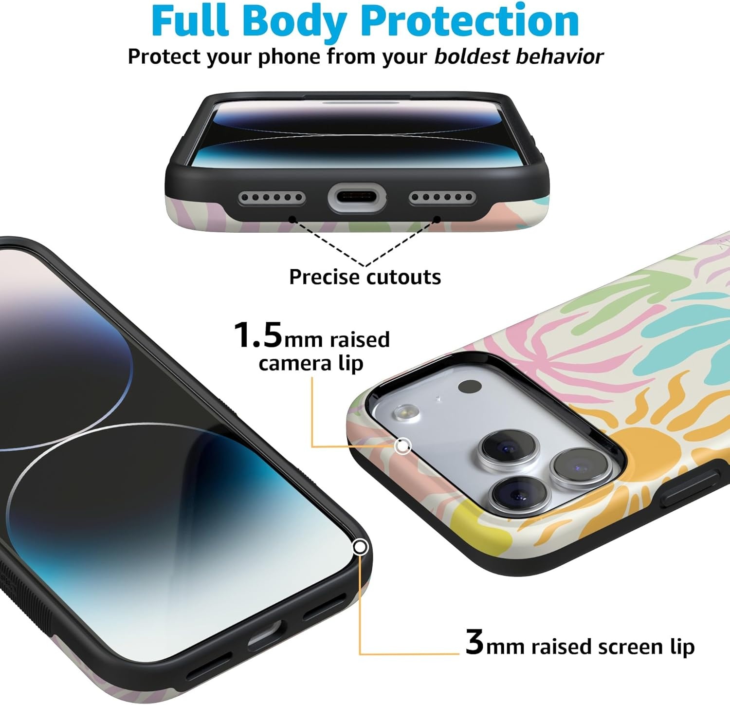 image:imageCasely iPhone 17 Pro Case Into the Wild Black Leopard Bold Protective Design MagSafe Compatible DesignPura Vida Oasis