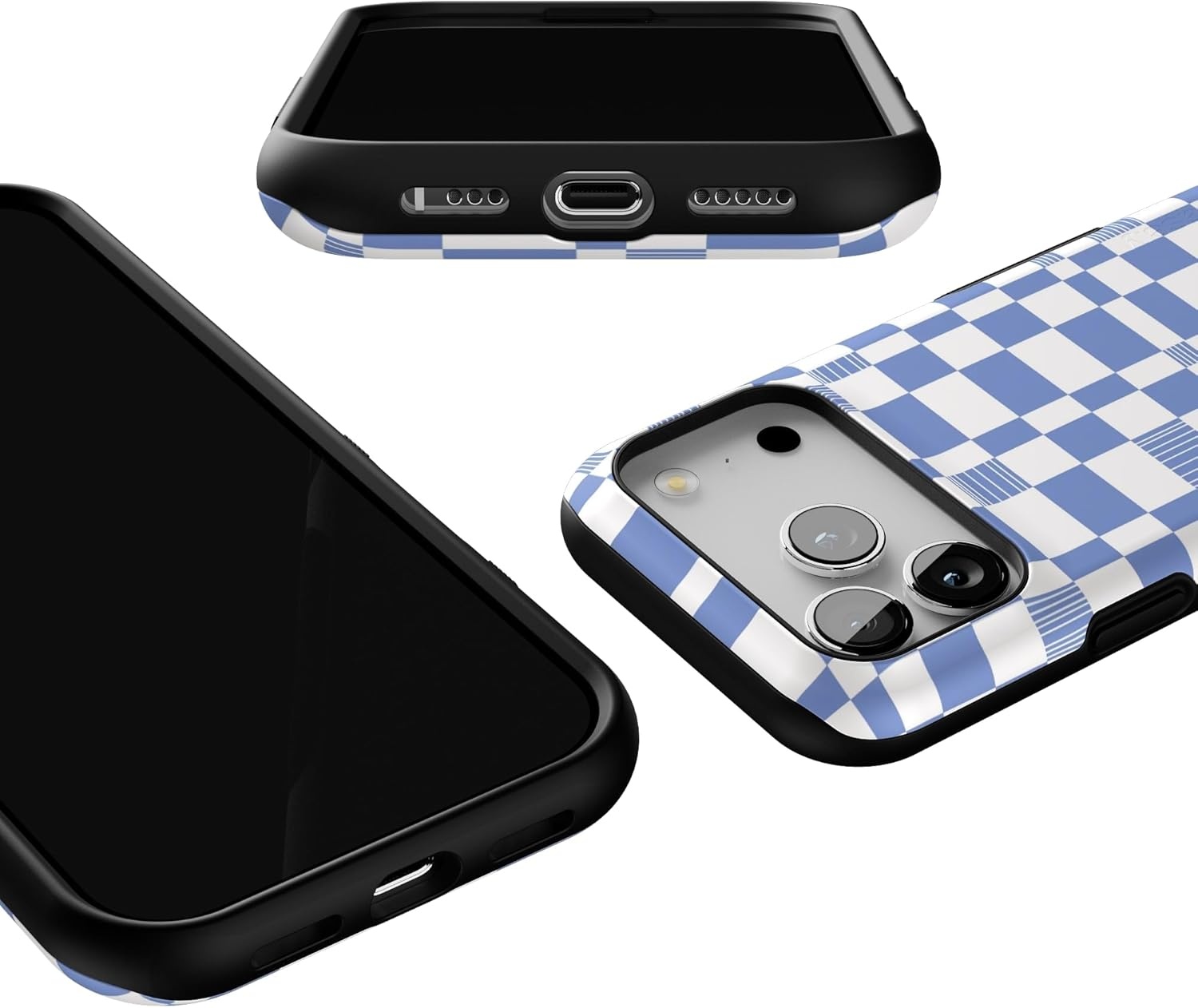image:imageCasely iPhone 17 Pro Case Into the Wild Black Leopard Bold Protective Design MagSafe Compatible DesignReality Check Periwinkle