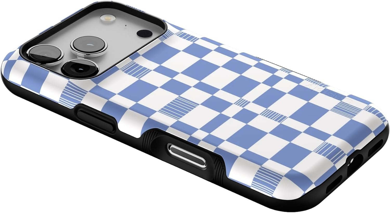 image:imageCasely iPhone 17 Pro Case Into the Wild Black Leopard Bold Protective Design MagSafe Compatible DesignReality Check Periwinkle