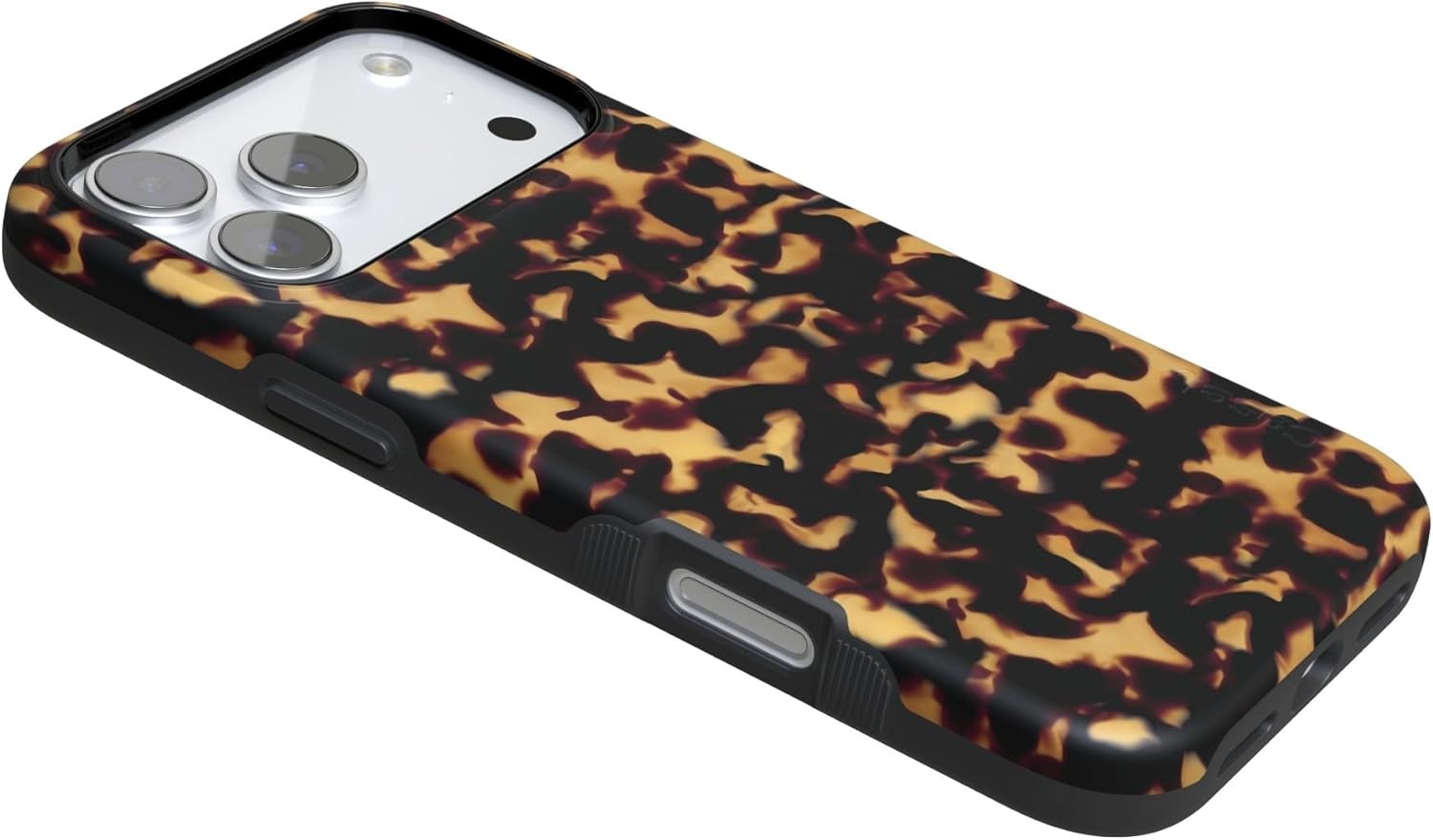 image:imageCasely iPhone 17 Pro Case Into the Wild Black Leopard Bold Protective Design MagSafe Compatible DesignShell Shocked Tortoise Print
