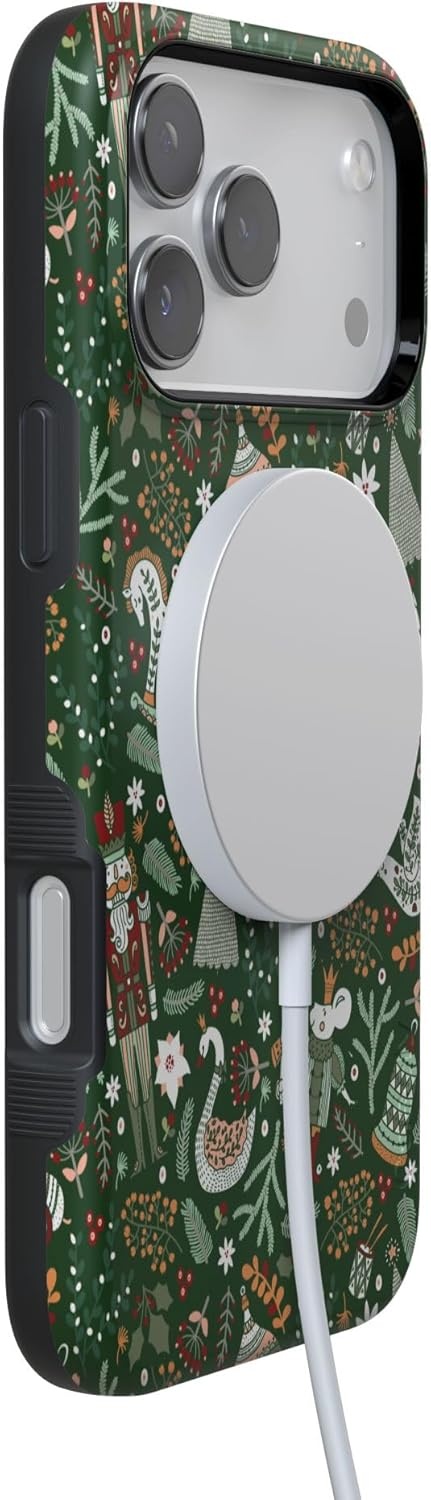 image:imageCasely iPhone 17 Pro Case Into the Wild Black Leopard Bold Protective Design MagSafe Compatible DesignSugar Plum Fairy Winter Wonderland