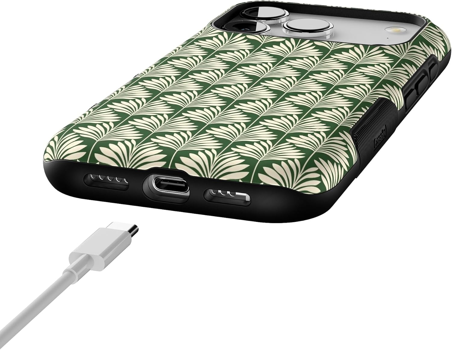 image:imageCasely iPhone 17 Pro Case Into the Wild Black Leopard Bold Protective Design MagSafe Compatible DesignThe Boyfriend Collection Cabana Nights