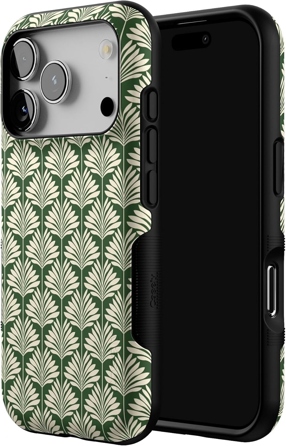 image:imageCasely iPhone 17 Pro Case Into the Wild Black Leopard Bold Protective Design MagSafe Compatible DesignThe Boyfriend Collection Cabana Nights