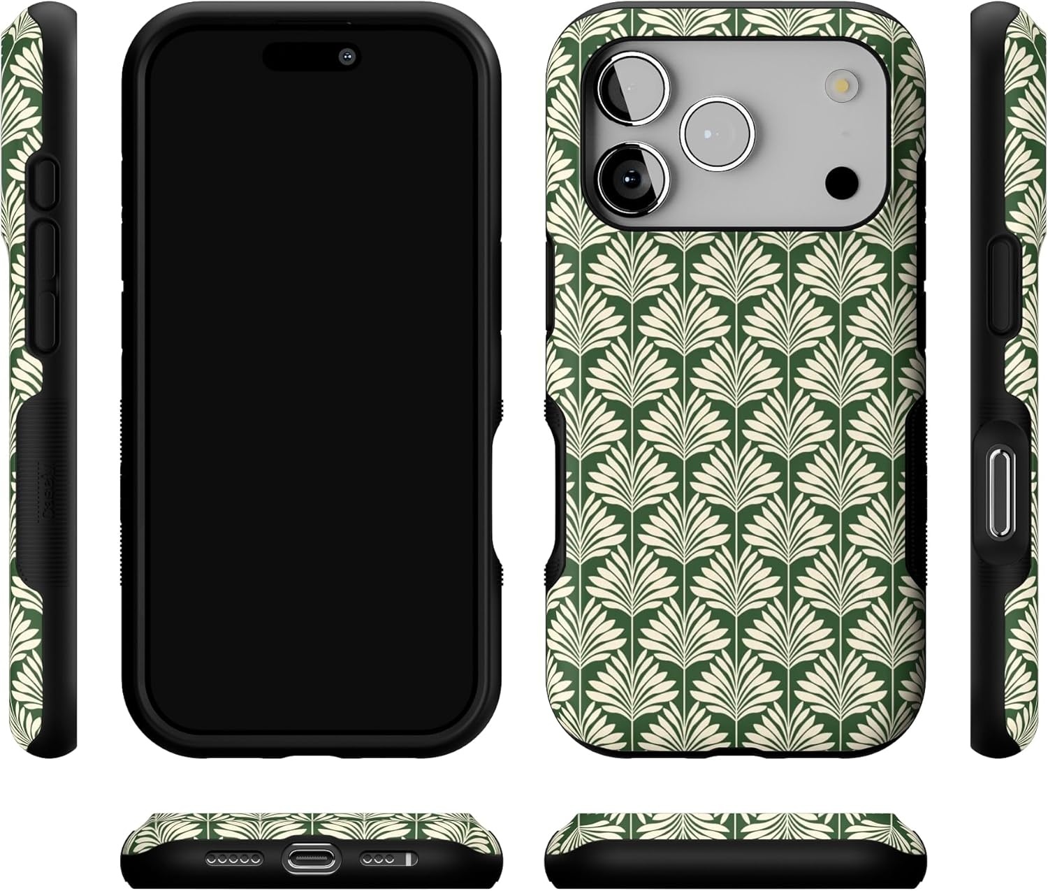 image:imageCasely iPhone 17 Pro Case Into the Wild Black Leopard Bold Protective Design MagSafe Compatible DesignThe Boyfriend Collection Cabana Nights