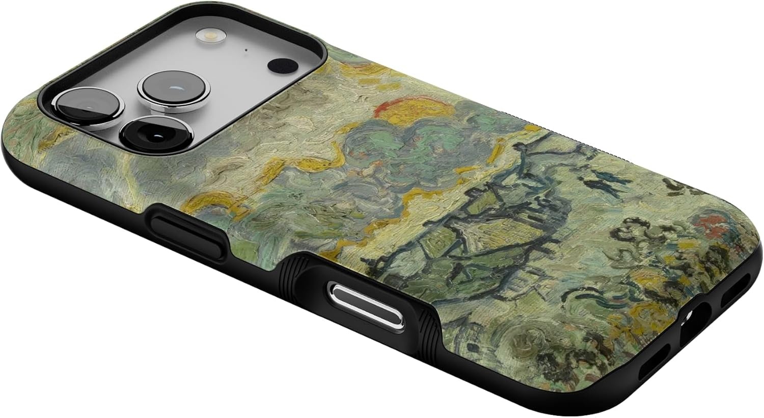 image:imageCasely iPhone 17 Pro Case Into the Wild Black Leopard Bold Protective Design MagSafe Compatible DesignVan Gogh Reminiscence of Vincent
