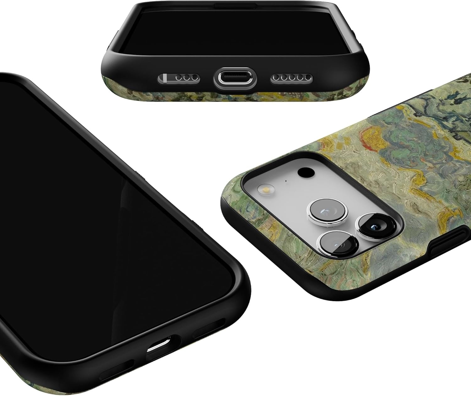 image:imageCasely iPhone 17 Pro Case Into the Wild Black Leopard Bold Protective Design MagSafe Compatible DesignVan Gogh Reminiscence of Vincent