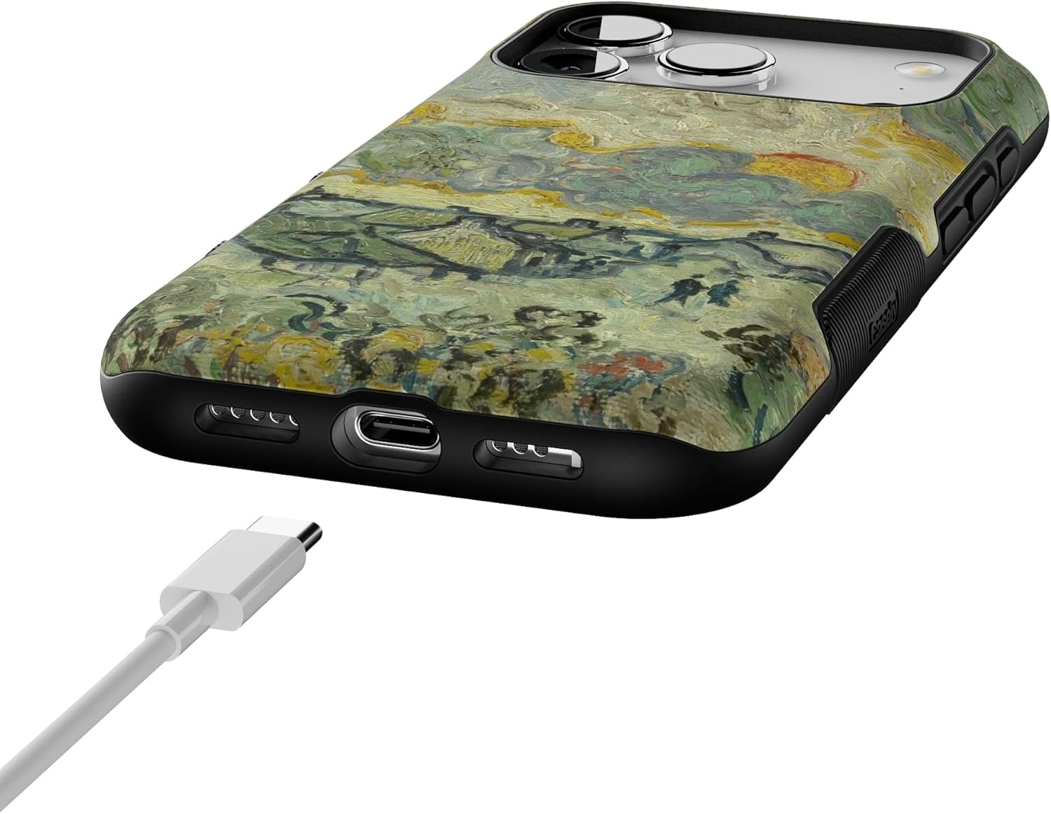 image:imageCasely iPhone 17 Pro Case Into the Wild Black Leopard Bold Protective Design MagSafe Compatible DesignVan Gogh Reminiscence of Vincent