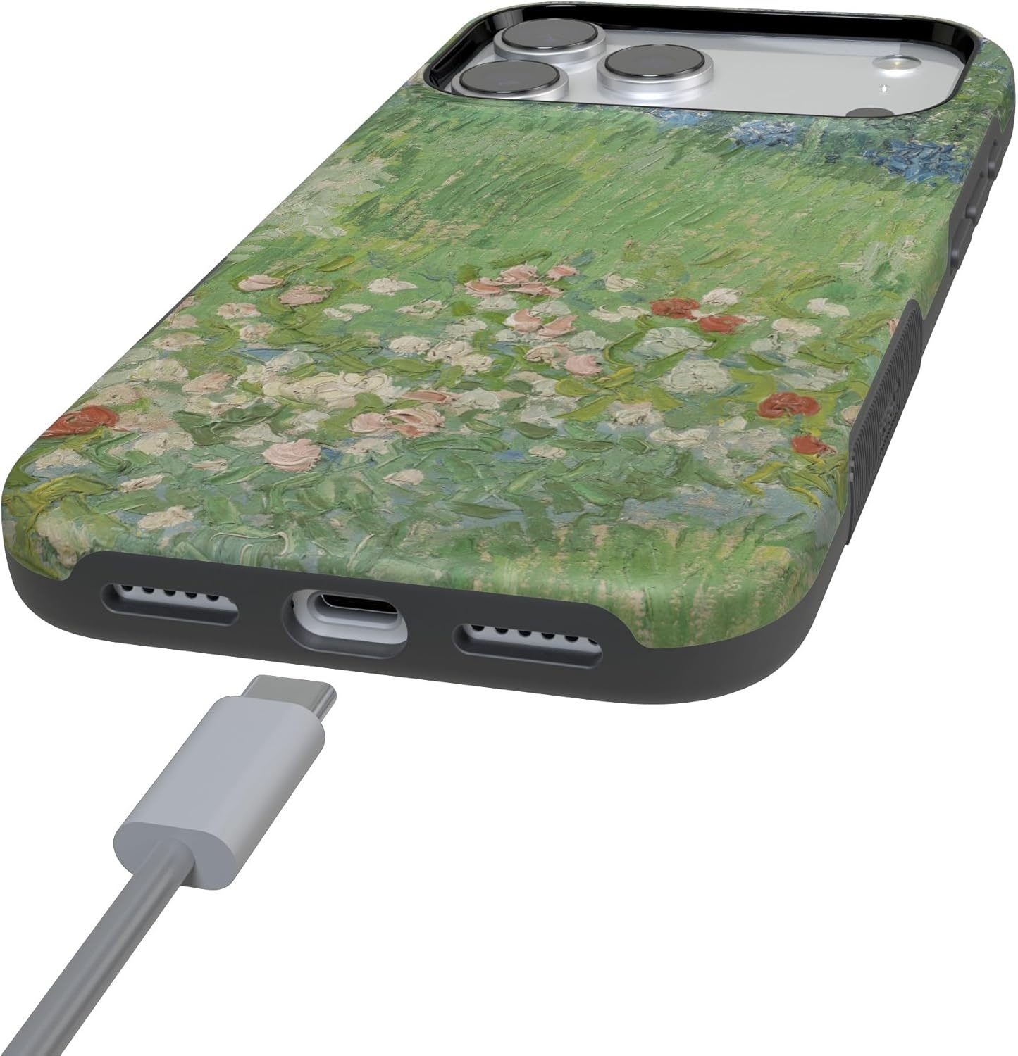 image:imageCasely iPhone 17 Pro Case Into the Wild Black Leopard Bold Protective Design MagSafe Compatible DesignVan Gogh Vincents Admired Garden