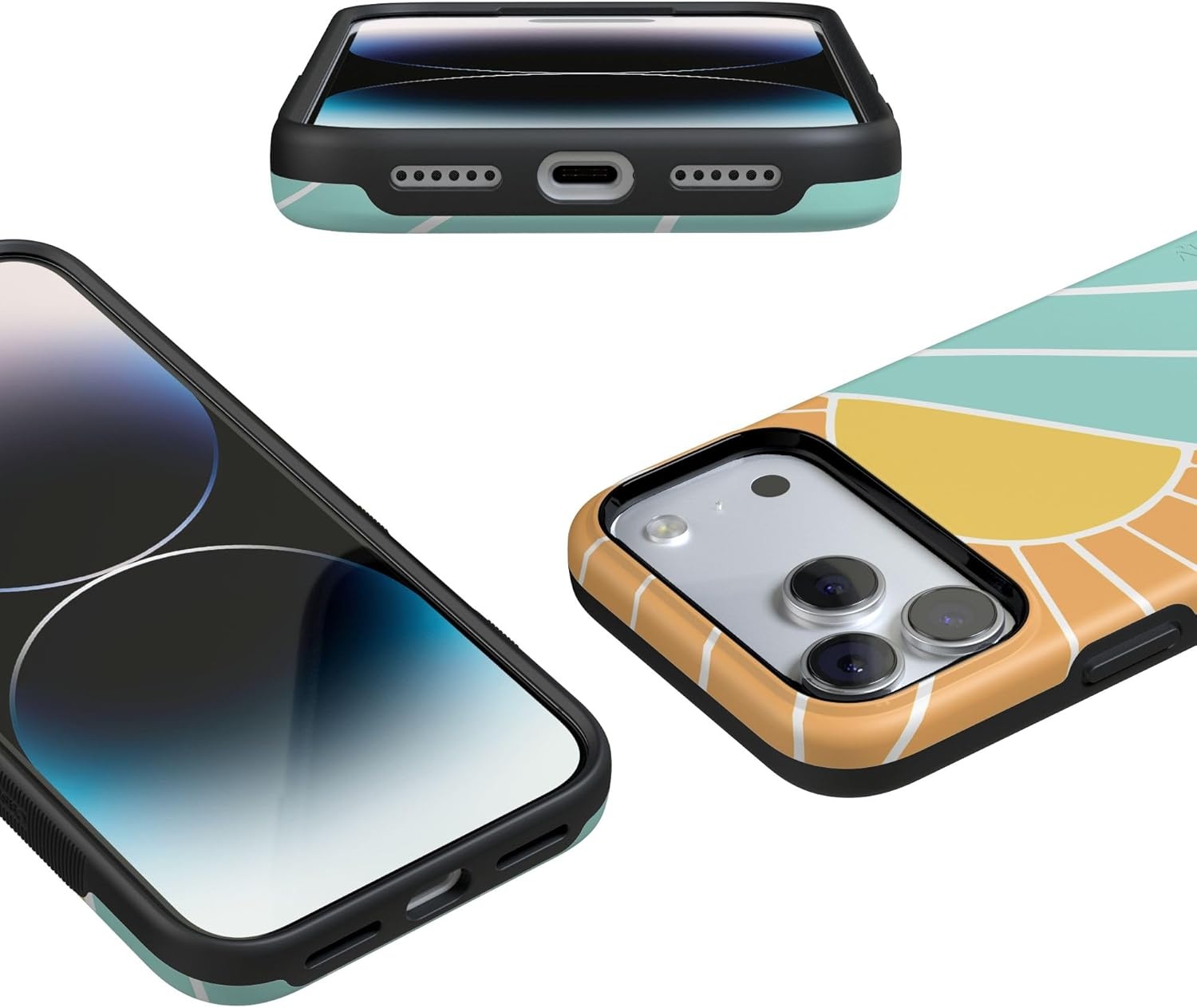 image:imageCasely iPhone 17 Pro Case Into the Wild Black Leopard Bold Protective Design MagSafe Compatible DesignWaves Rays Sunshine