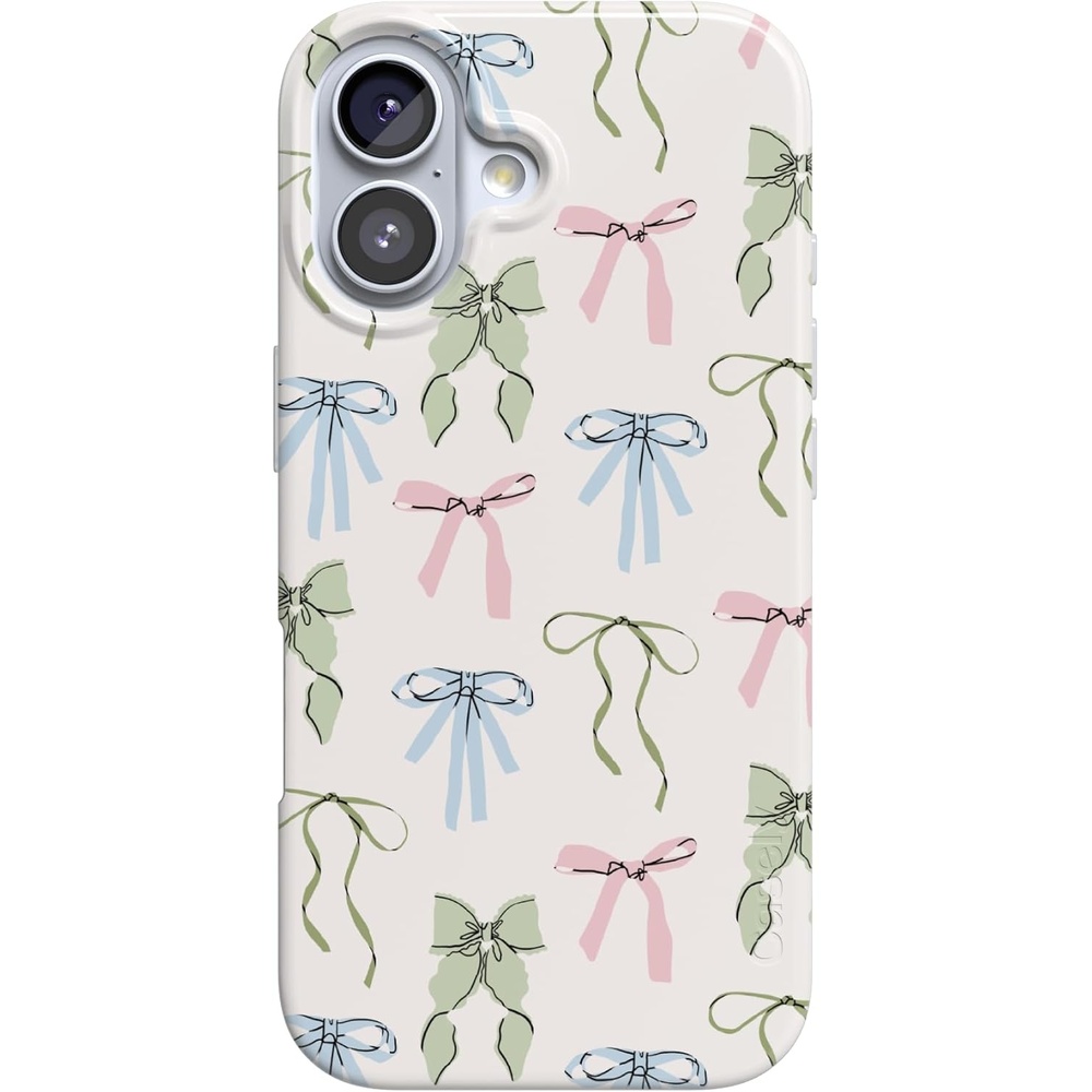image:imageCasely iPhone 17 Case  Whimsy Girlie  Pastel Bows  Compatible with MagSafe  Classic Ultra Thin Design