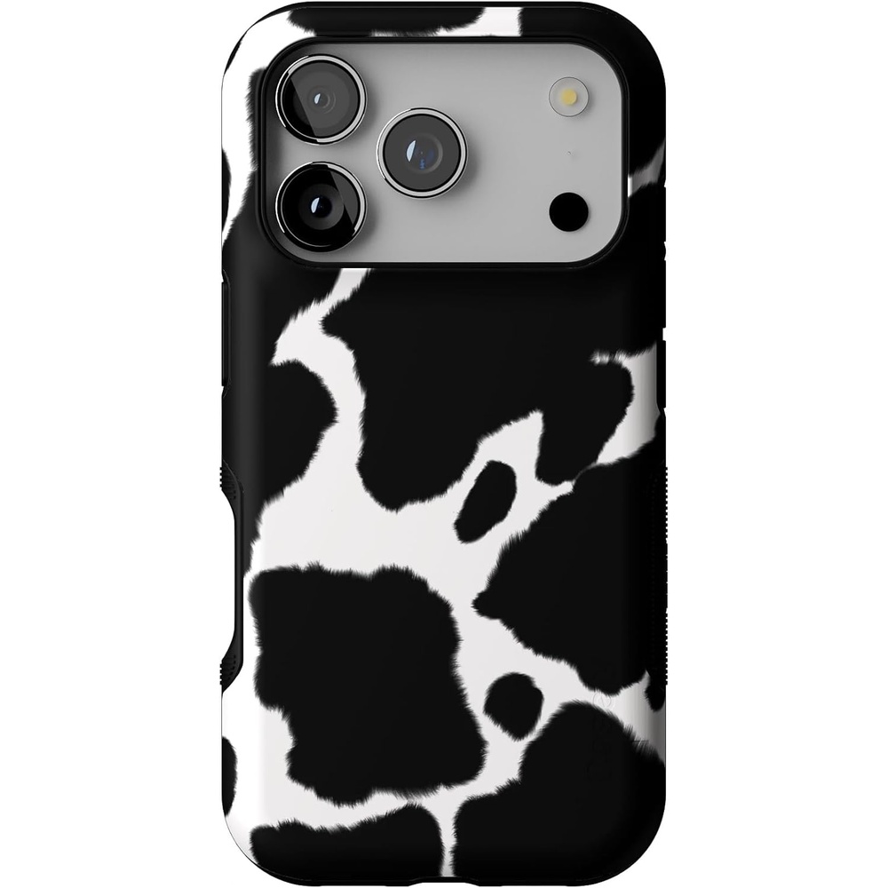 image:imageCasely iPhone 17 Pro Case Into the Wild Black Leopard Bold Protective Design MagSafe Compatible DesignCurrent MOOd Cow Print