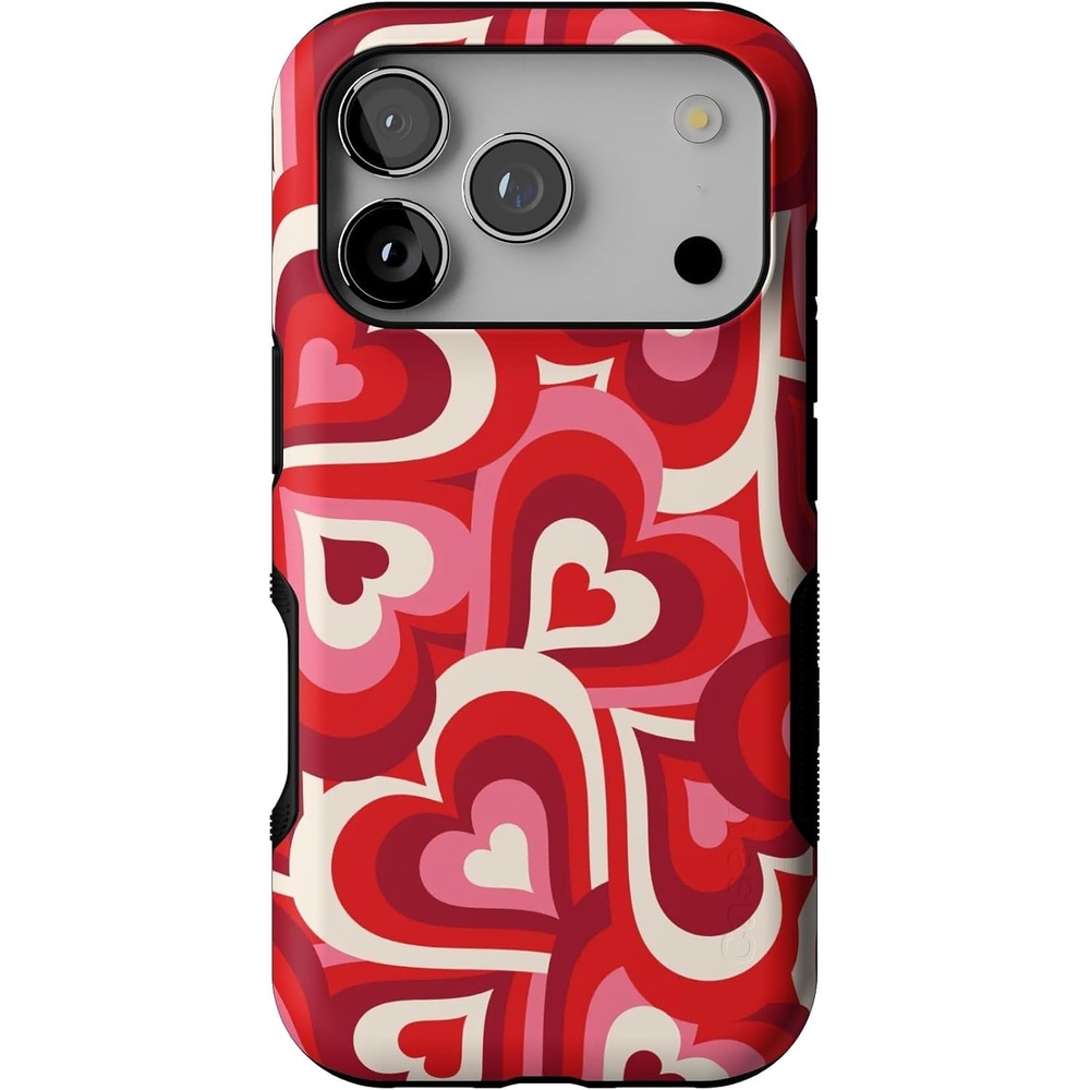 image:imageCasely iPhone 17 Pro Case  Into the Wild  Black Leopard  Bold Protective Design  MagSafe Compatible DesignLove Song Remix  Ombre Hearts