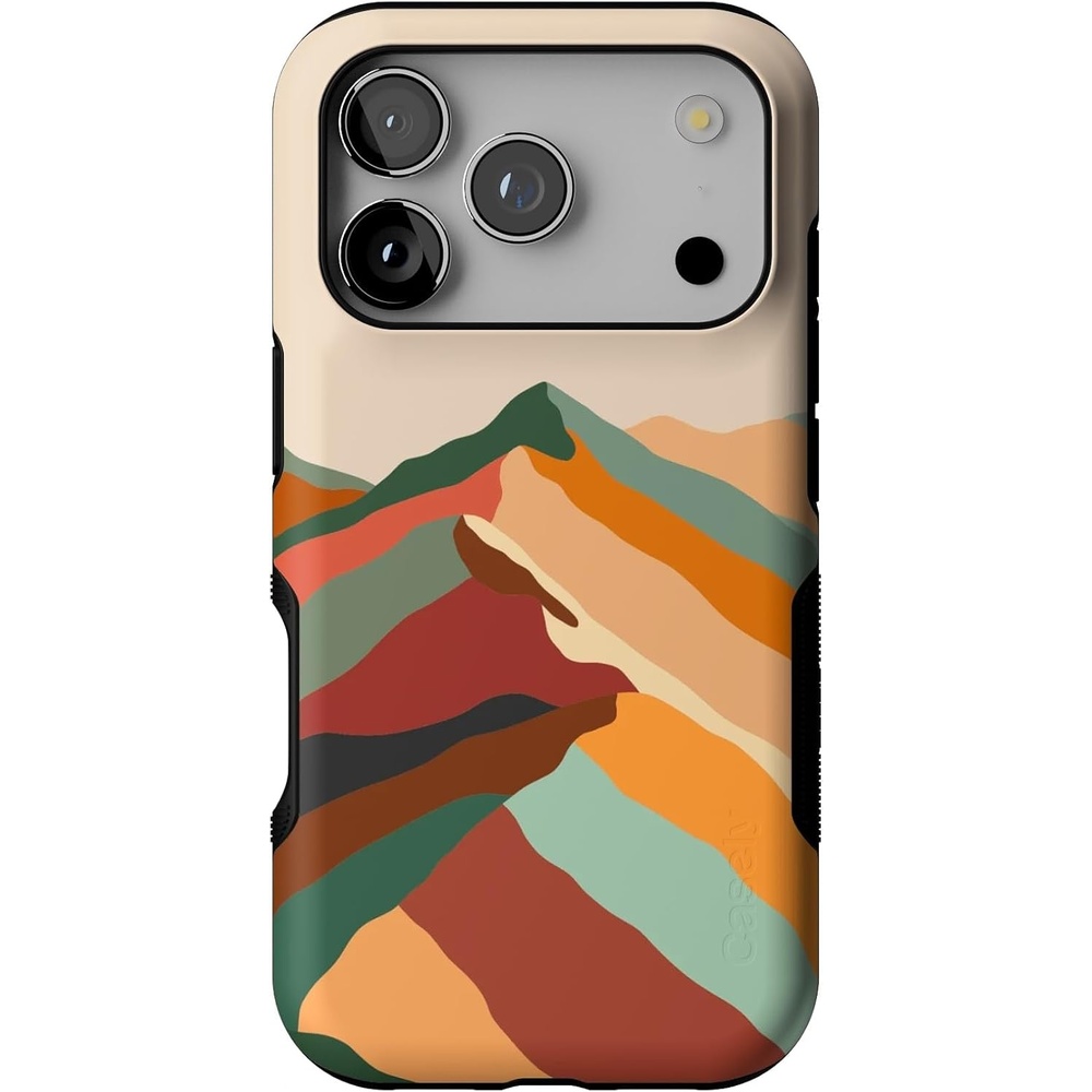 image:imageCasely iPhone 17 Pro Case Into the Wild Black Leopard Bold Protective Design MagSafe Compatible DesignMagic Mountain Colorblock