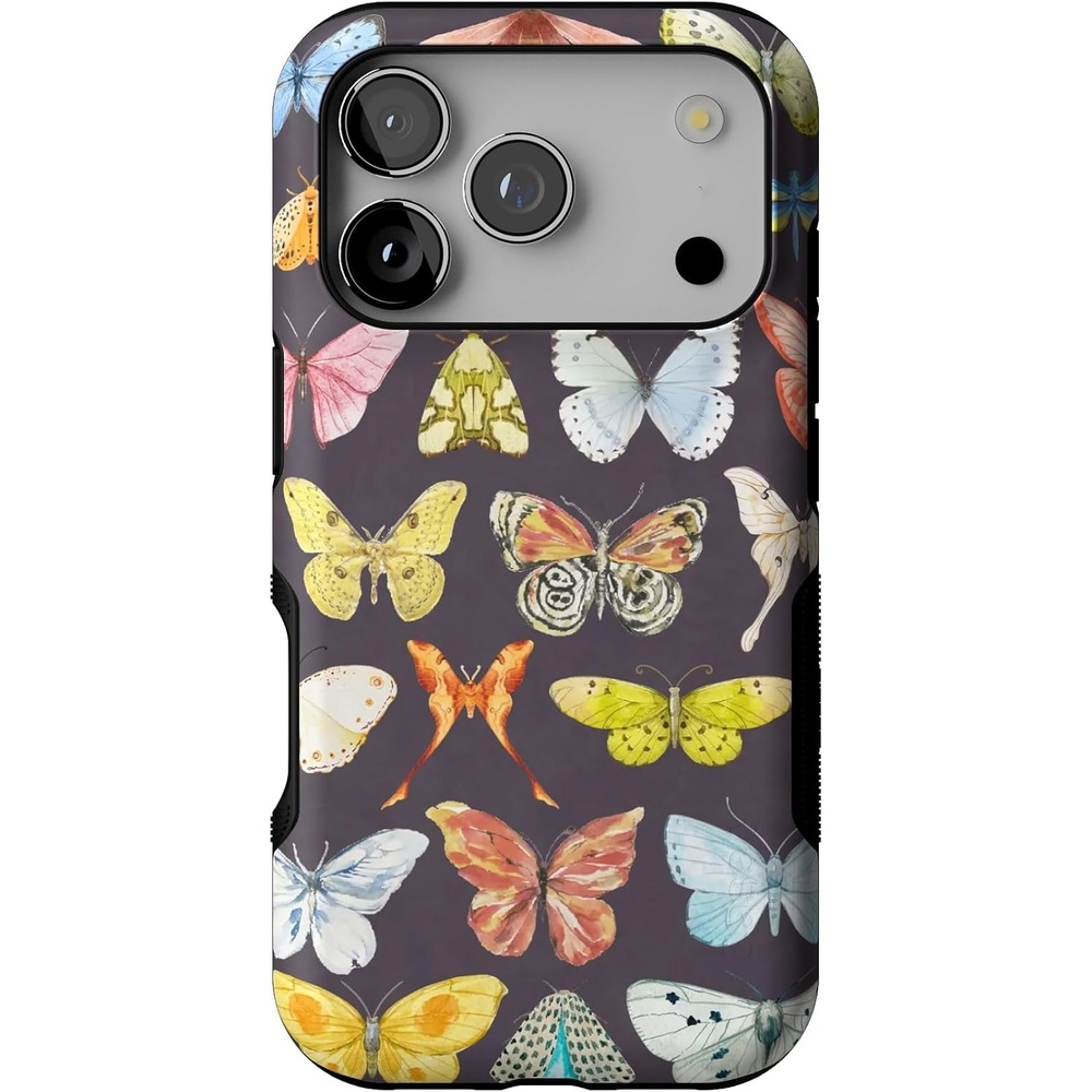 image:imageCasely iPhone 17 Pro Case Into the Wild Black Leopard Bold Protective Design MagSafe Compatible DesignMidnight Monarch Jenna Palek x Casely