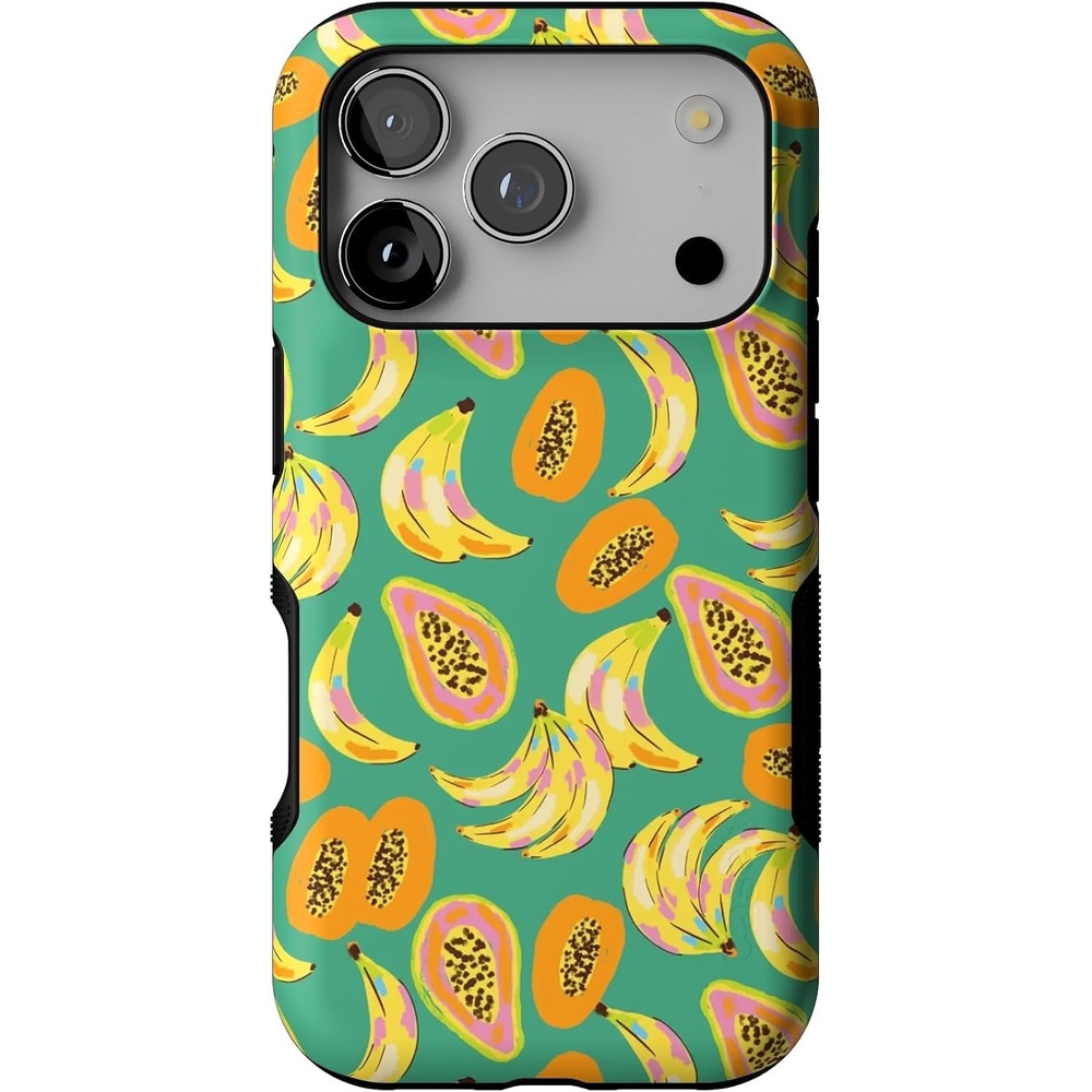 image:imageCasely iPhone 17 Pro Case  Into the Wild  Black Leopard  Bold Protective Design  MagSafe Compatible DesignPapaya Palms  Dippin Daisys Tropical Vacation