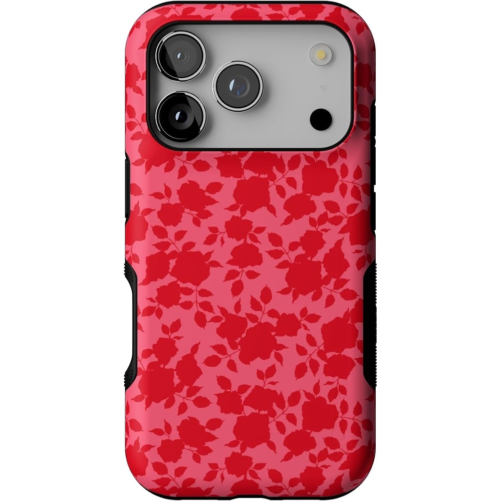 image:imageCasely iPhone 17 Pro Case Into the Wild Black Leopard Bold Protective Design MagSafe Compatible DesignRose Garden Red Aesthetic