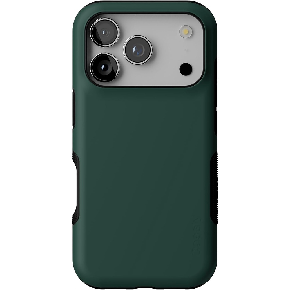 image:imageCasely iPhone 17 Pro Case  Into the Wild  Black Leopard  Bold Protective Design  MagSafe Compatible DesignThe Boyfriend Collection  Forest Green