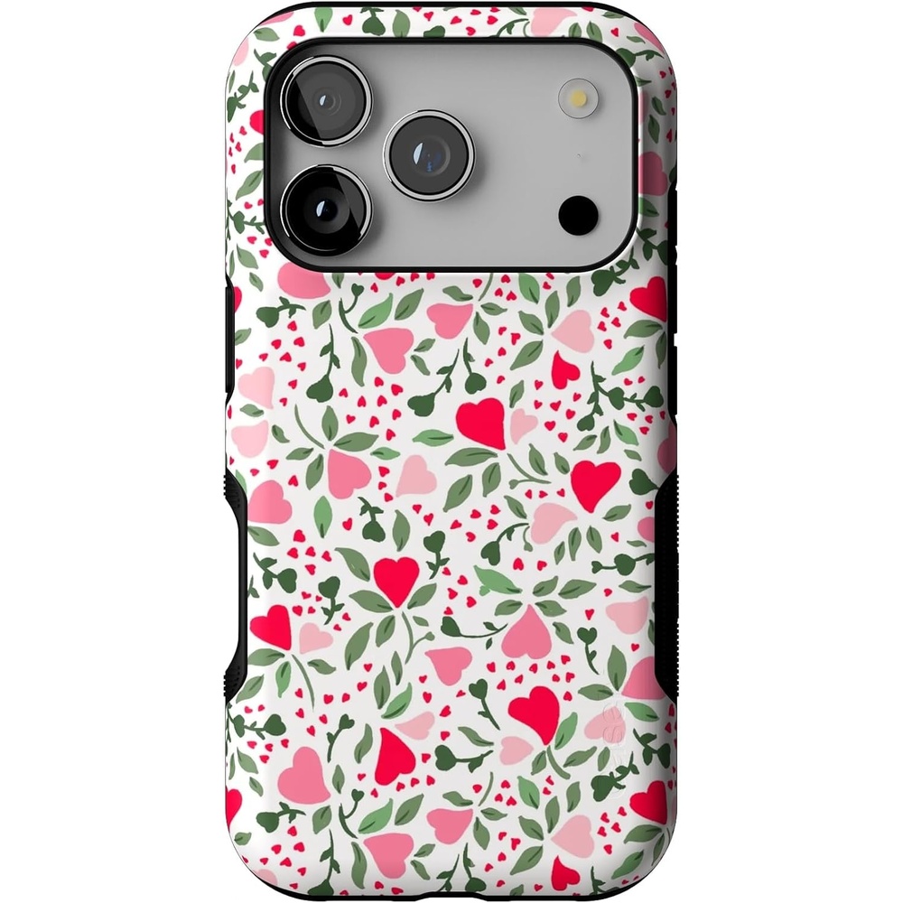 image:imageCasely iPhone 17 Pro Case Into the Wild Black Leopard Bold Protective Design MagSafe Compatible DesignVines of Love Floral Heart