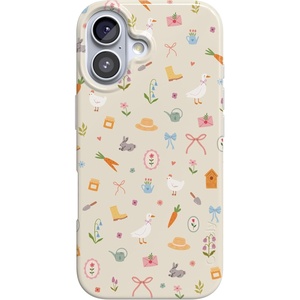 Casely iPhone 17 Case | Hoppy Garden | Spring Things | Compatible with MagSafe | Classic Ultra Thin Design