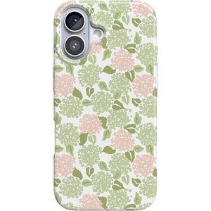 Casely iPhone 17 Case | Hydrangea Haze | Floral Garden | Compatible with MagSafe | Classic Ultra Thin Design