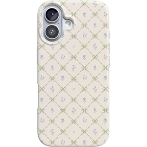 Casely iPhone 17 Case | Petite Petals Floral | Dainty Lattice | Compatible with MagSafe | Classic Ultra Thin Design