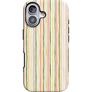 Casely iPhone 17 Case | Sweet Stripes | Rainbow Pastel | Bold Protective Design | Compatible with MagSafe
