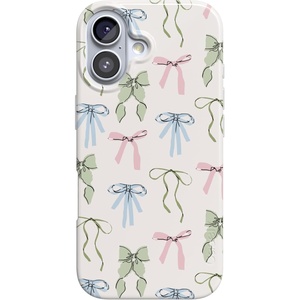 Casely iPhone 17 Case | Whimsy Girlie | Pastel Bows | Compatible with MagSafe | Classic Ultra Thin Design