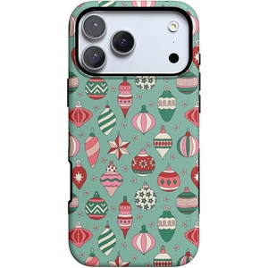Casely iPhone 17 Pro Case | Into the Wild | Black Leopard | Bold Protective Design | MagSafe Compatible Design(All Decked Out | Festive Ornaments)