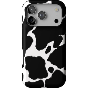 Casely iPhone 17 Pro Case | Into the Wild | Black Leopard | Bold Protective Design | MagSafe Compatible Design(Current MOOd | Cow Print)