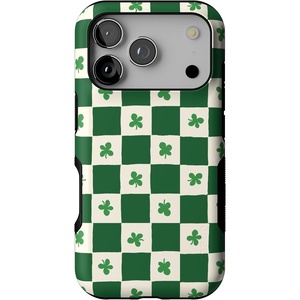 Casely iPhone 17 Pro Case | Into the Wild | Black Leopard | Bold Protective Design | MagSafe Compatible Design(Lucky You | Shamrock)