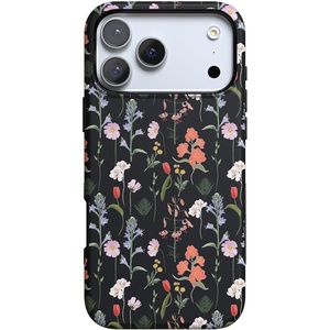 Casely iPhone 17 Pro Case | Into the Wild | Black Leopard | Bold Protective Design | MagSafe Compatible Design(Secret Garden | Mixed Floral)