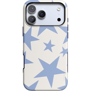 Casely iPhone 17 Pro Case | Into the Wild | Black Leopard | Bold Protective Design | MagSafe Compatible Design(Stars Align | Blue & White Stars)