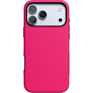 Casely iPhone 17 Pro Case | Into the Wild | Black Leopard | Bold Protective Design | MagSafe Compatible Design(Think Pink | Solid Neon Pink)