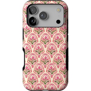Casely iPhone 17 Pro Case | Into the Wild | Black Leopard | Bold Protective Design | MagSafe Compatible Design(Tulip Tapestry | Jenna Palek x Casely)
