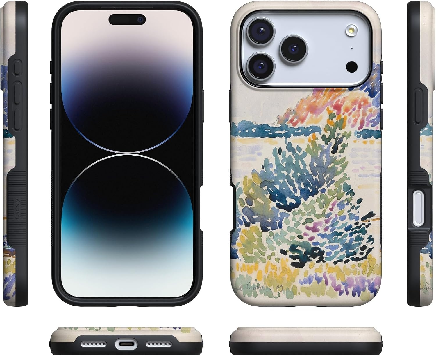 image:imageCasely iPhone 17 Pro Max Case Starfish Wishes Coral Pink Shimmer Bold Protective Design MagSafe Compatible DesignCalm Waters The Met Museum