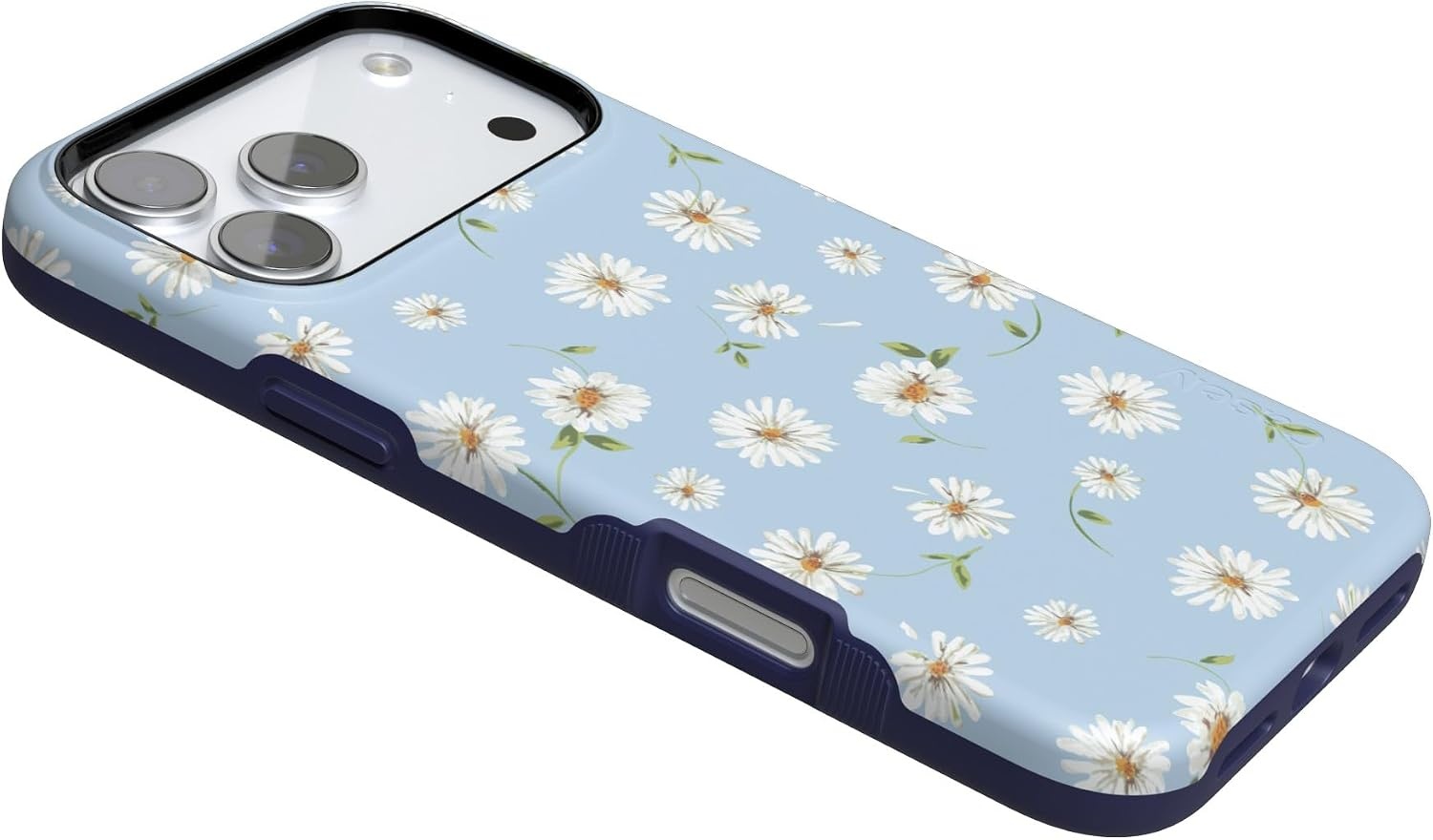 image:imageCasely iPhone 17 Pro Max Case Starfish Wishes Coral Pink Shimmer Bold Protective Design MagSafe Compatible DesignDaisy Daydream Baby Blue Floral
