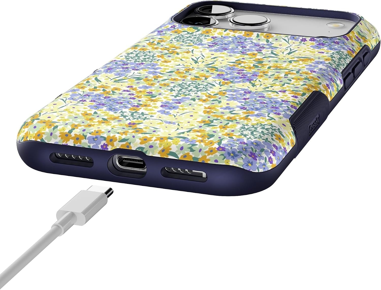 image:imageCasely iPhone 17 Pro Max Case Starfish Wishes Coral Pink Shimmer Bold Protective Design MagSafe Compatible DesignDream Garden Cottagecore