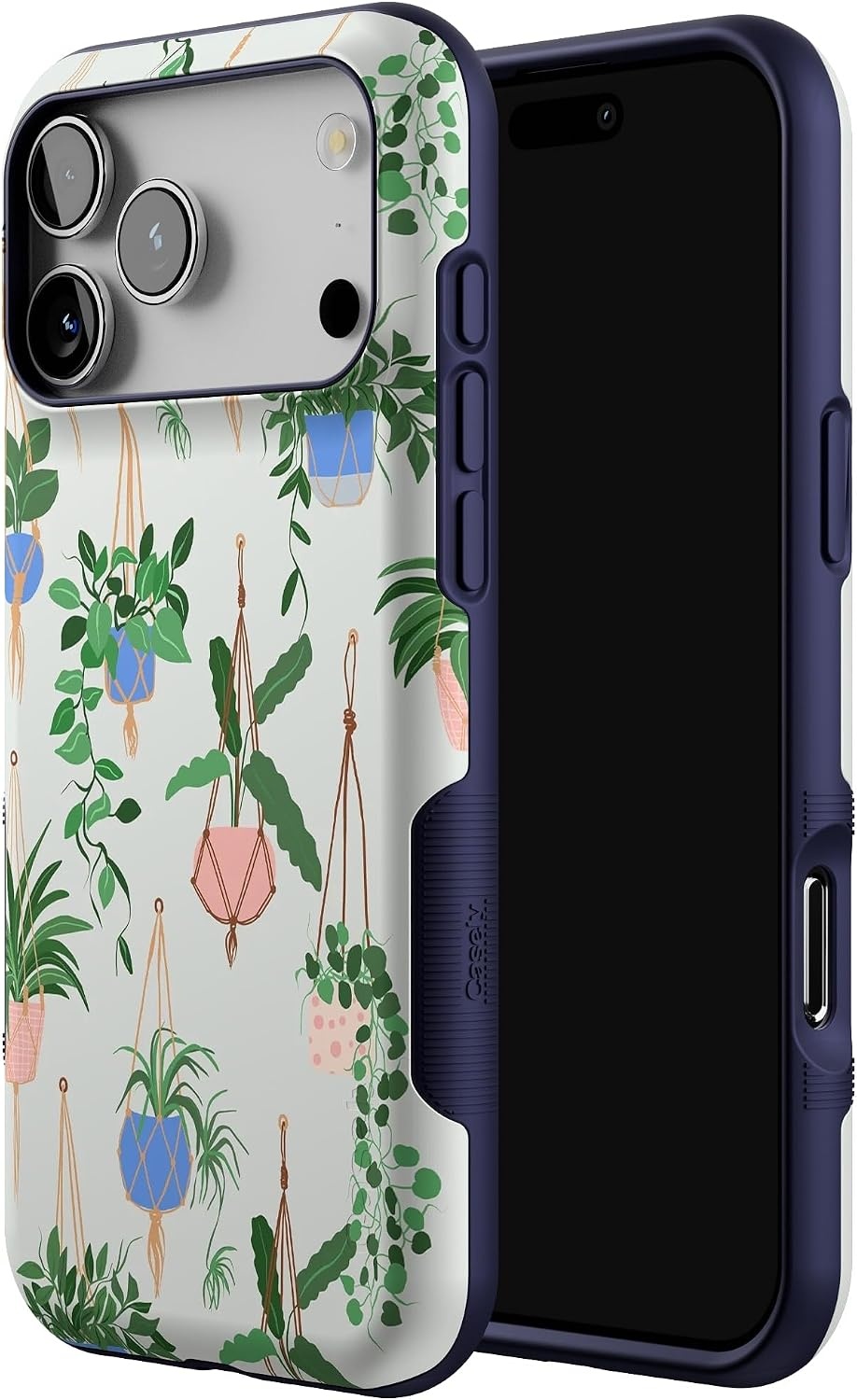 image:imageCasely iPhone 17 Pro Max Case Starfish Wishes Coral Pink Shimmer Bold Protective Design MagSafe Compatible DesignHanging Around Potted Plants Floral
