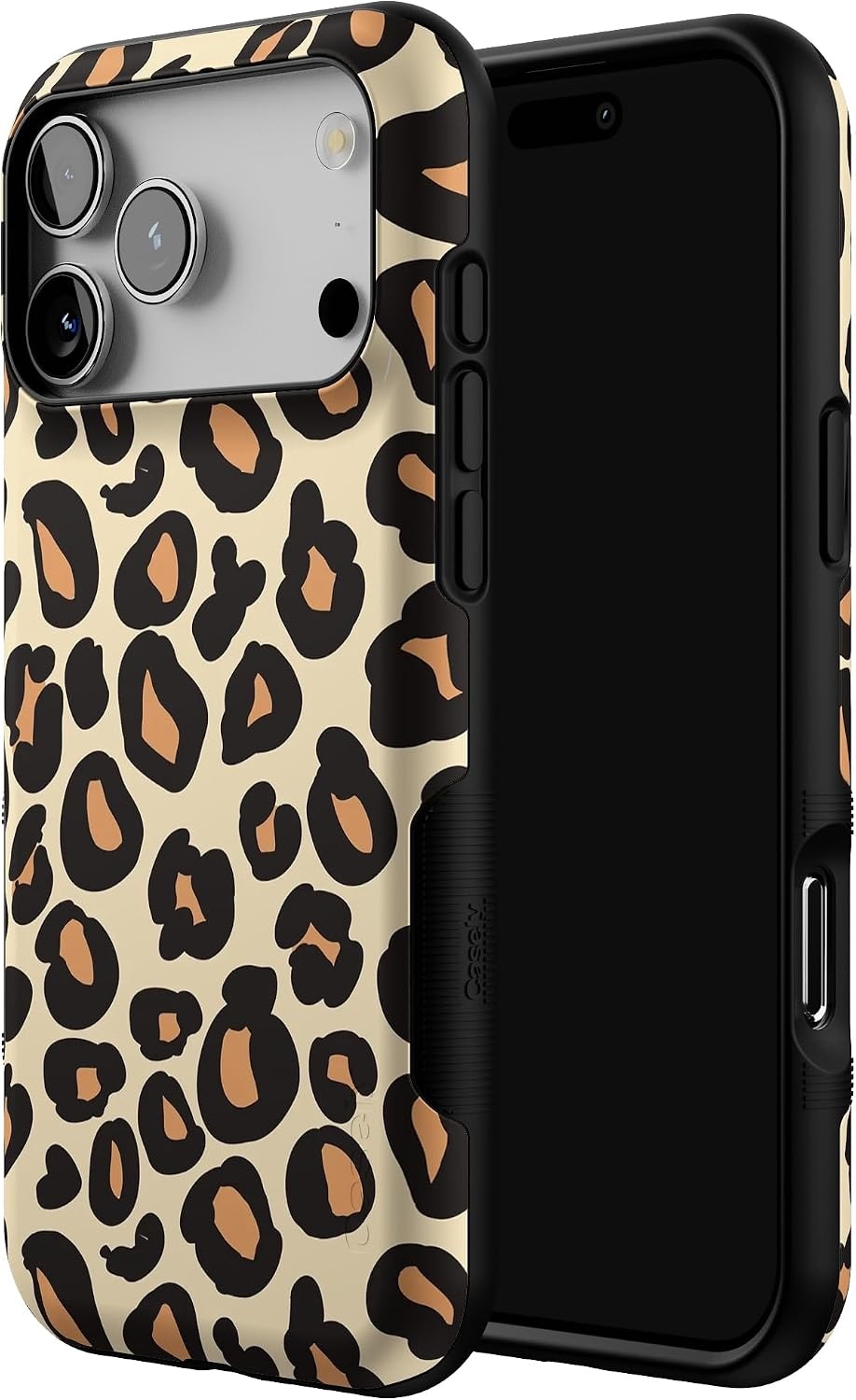 image:imageCasely iPhone 17 Pro Max Case Starfish Wishes Coral Pink Shimmer Bold Protective Design MagSafe Compatible DesignInto the Wild Leopard Print
