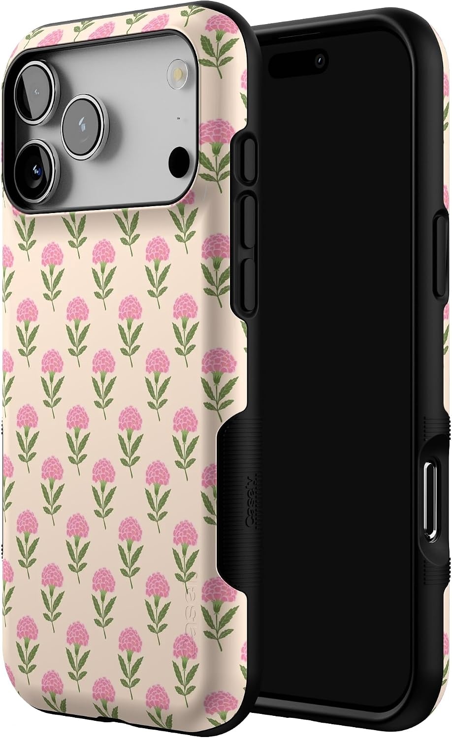 image:imageCasely iPhone 17 Pro Max Case Starfish Wishes Coral Pink Shimmer Bold Protective Design MagSafe Compatible DesignJennas Flowers Fun on Weekdays