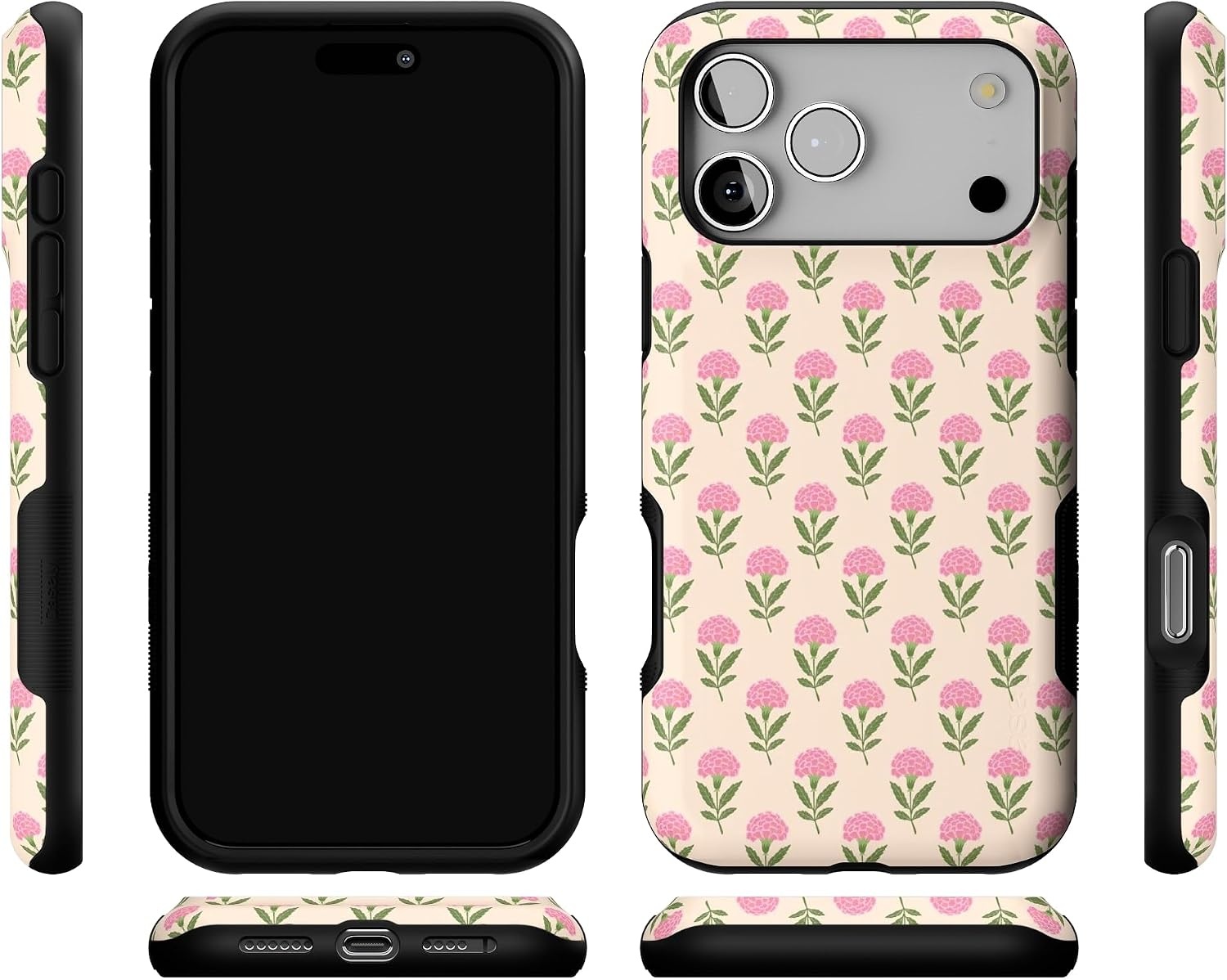 image:imageCasely iPhone 17 Pro Max Case Starfish Wishes Coral Pink Shimmer Bold Protective Design MagSafe Compatible DesignJennas Flowers Fun on Weekdays