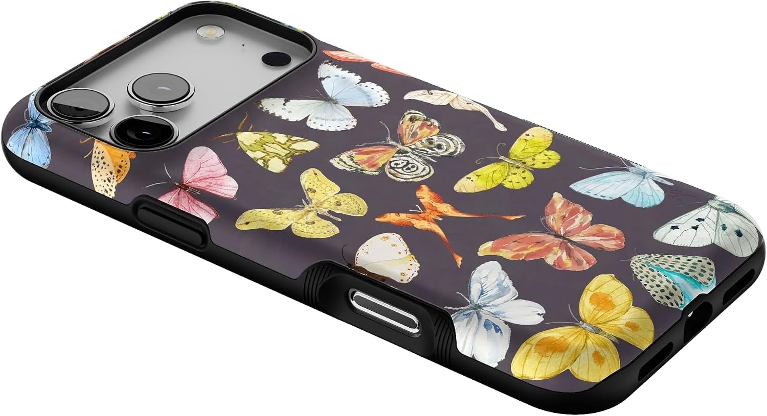 image:imageCasely iPhone 17 Pro Max Case Starfish Wishes Coral Pink Shimmer Bold Protective Design MagSafe Compatible DesignMidnight Monarch Jenna Palek x Casely