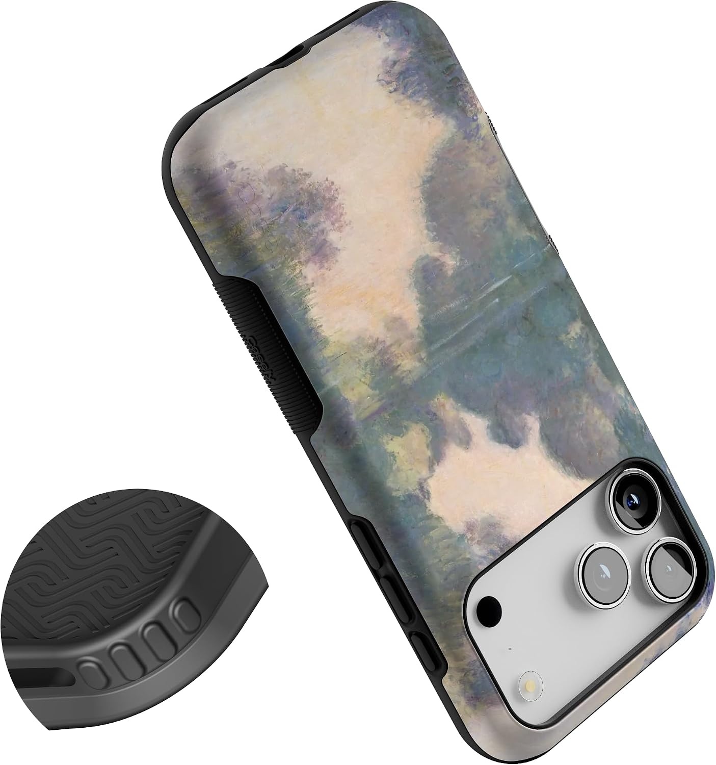 image:imageCasely iPhone 17 Pro Max Case Starfish Wishes Coral Pink Shimmer Bold Protective Design MagSafe Compatible DesignMonets Morning The Met Museum