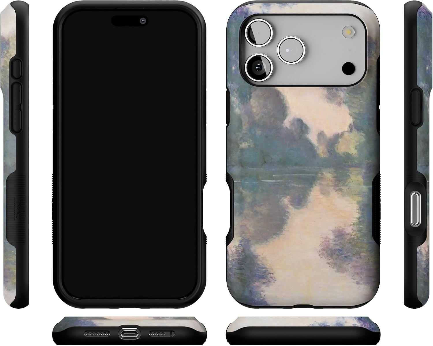 image:imageCasely iPhone 17 Pro Max Case Starfish Wishes Coral Pink Shimmer Bold Protective Design MagSafe Compatible DesignMonets Morning The Met Museum