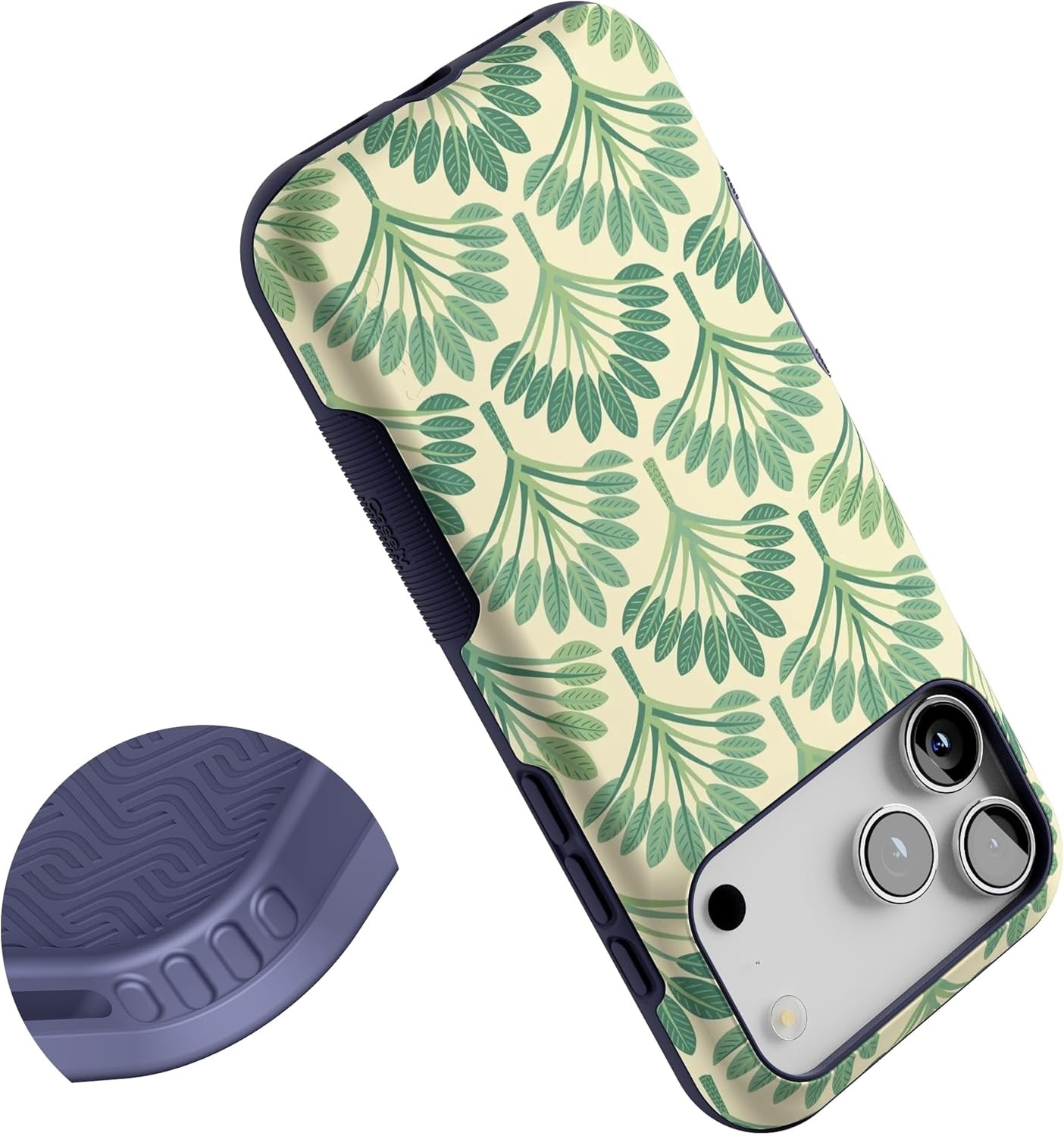 image:imageCasely iPhone 17 Pro Max Case Starfish Wishes Coral Pink Shimmer Bold Protective Design MagSafe Compatible DesignPalm Royale Palm Beach