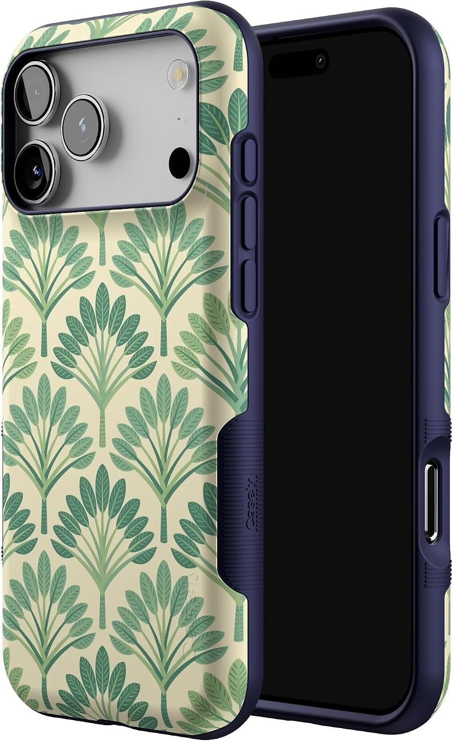 image:imageCasely iPhone 17 Pro Max Case Starfish Wishes Coral Pink Shimmer Bold Protective Design MagSafe Compatible DesignPalm Royale Palm Beach