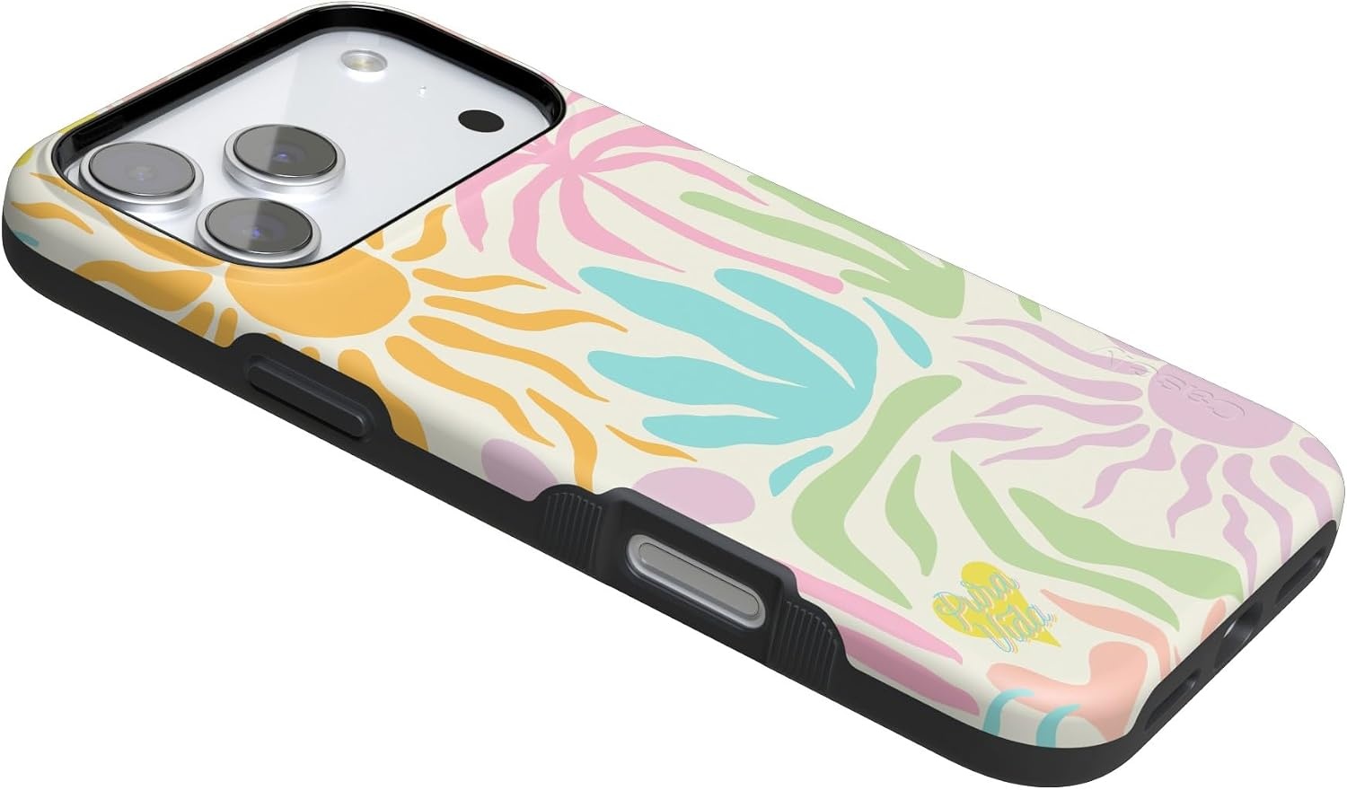 image:imageCasely iPhone 17 Pro Max Case Starfish Wishes Coral Pink Shimmer Bold Protective Design MagSafe Compatible DesignPura Vida Oasis