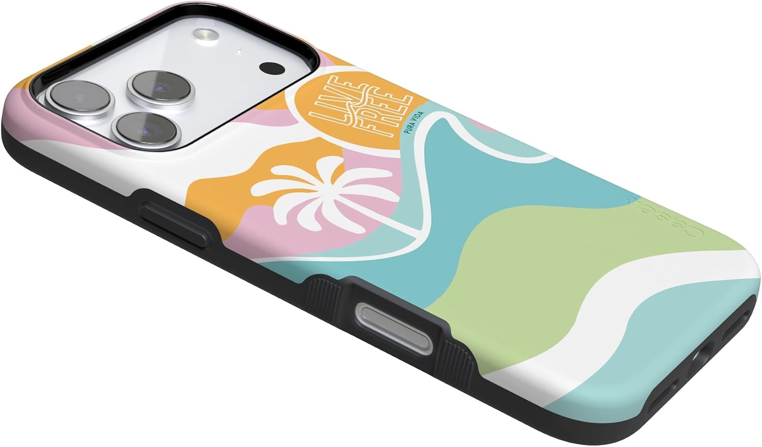 image:imageCasely iPhone 17 Pro Max Case Starfish Wishes Coral Pink Shimmer Bold Protective Design MagSafe Compatible DesignPura Vida Tropical Dreams